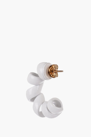 Orecchini TWIST a Spirale in Argento Smaltato
