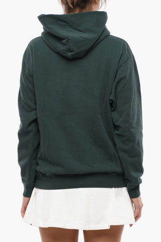 Brushed Cotton Hoodie with Contrasting Print