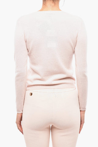 Cardigan Girocollo in Cashmere con Bottoni