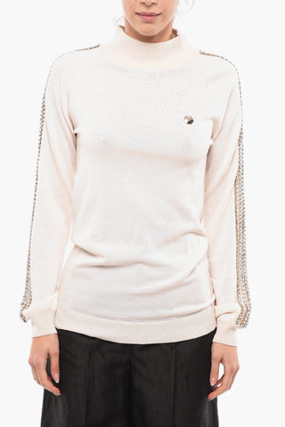 Turtleneck TWO CRYSTALS Wool Sweater