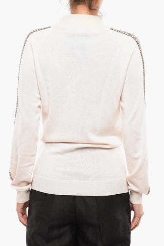 Turtleneck TWO CRYSTALS Wool Sweater