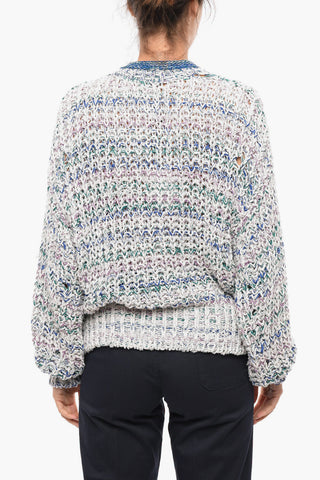 Cut-Out Detail ANDREA Lurex Sweater