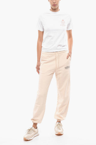 Joggers in Cotone con Elastico in Vita