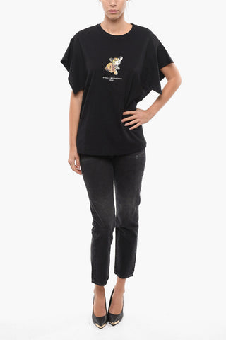 Printed TIGER T-shirt with Embroidered Logo