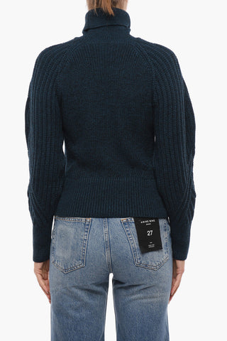 Maglia a Collo Alto MOONLIGHT con Cut-out Frontale