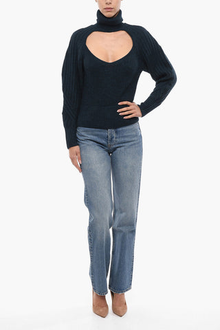 Maglia a Collo Alto MOONLIGHT con Cut-out Frontale