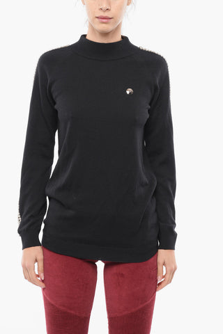 Turtleneck TWO CRYSTALS Wool Sweater