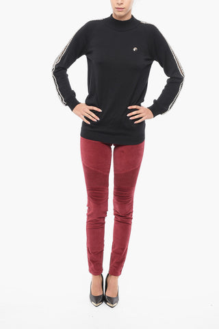 Turtleneck TWO CRYSTALS Wool Sweater
