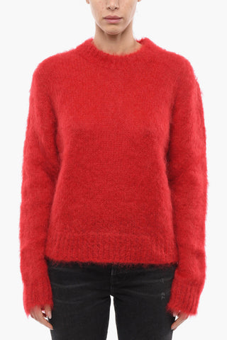 Pullover Girocollo ICONIC SOLID COLOR in Misto Mohair