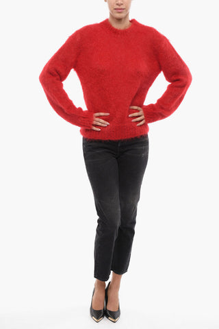 Pullover Girocollo ICONIC SOLID COLOR in Misto Mohair