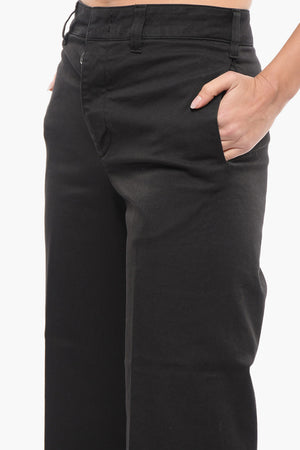 Chino-Hose im Cropped Fit mit Gürtelschlaufen