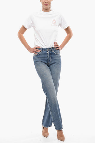High Waist Straight Fit KAT Jeans 21cm