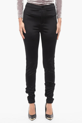Pantaloni Skinny Fit con Tasche a Toppa