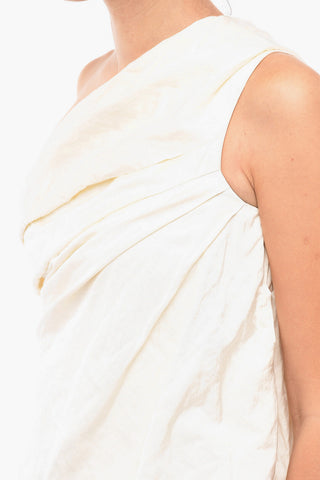 One-shoulder Top With draping