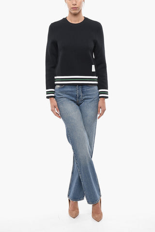 Crew Neck CRICKET Cotton Blend Sweater