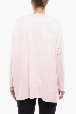 Cashmere Oversized Cardigan with 3/4 Sleeves
