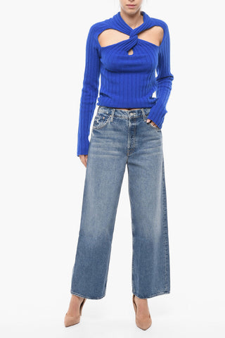 Vintage Effect  THE WEEKENDER FRAY Boyfriend Jeans 26cm