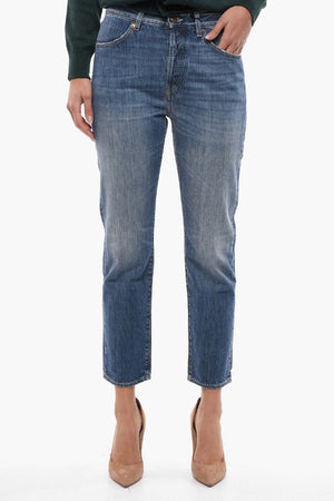 Loose-Fit Jeans with Logo Buttons 16cm