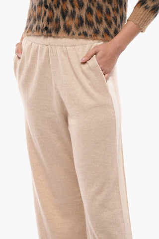 TERRA Cashmere Cropped Fit Pants with Contrasting Bands