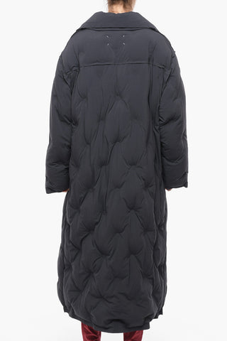 Double-breasted Oversized Fit Quilted Coat