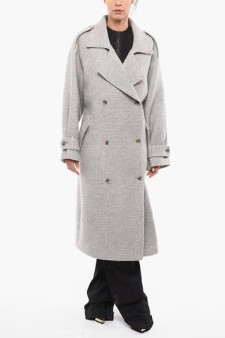 Back Drawstring SHAMALI Double-breasted Coat