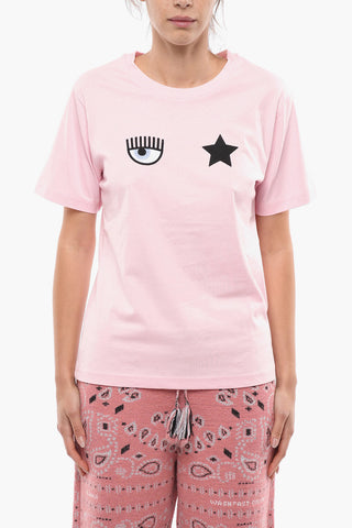 T-Shirt Girocollo EYE STAR in Cotone
