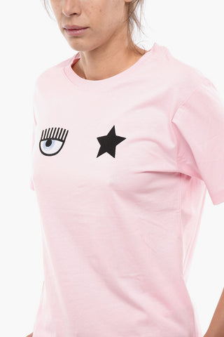 T-Shirt Girocollo EYE STAR in Cotone
