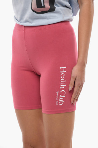 Shorts in Cotone Stretch con Elastico in Vita
