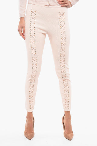 COUTURE Leggings STRING con Dettaglio Lace-up
