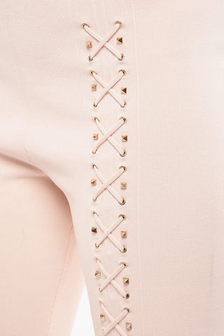 COUTURE Leggings STRING con Dettaglio Lace-up