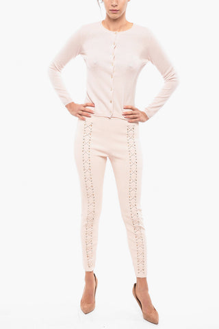 COUTURE Leggings STRING con Dettaglio Lace-up
