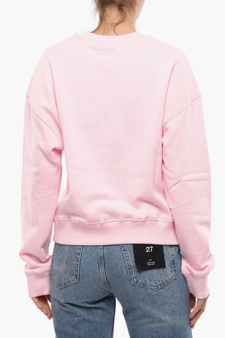 Crew Neck EYE STAR Fleece Cotton Sweatshirt