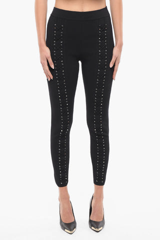 COUTURE Leggings STRING con Dettaglio Lace-up