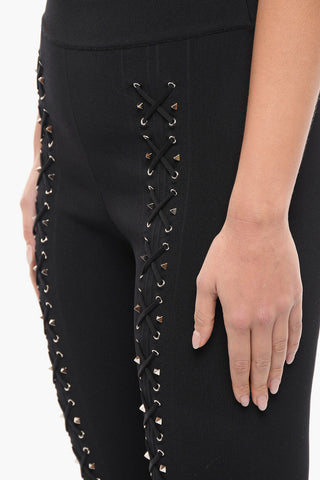 COUTURE Leggings STRING con Dettaglio Lace-up
