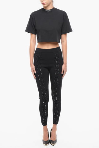 COUTURE Leggings STRING con Dettaglio Lace-up