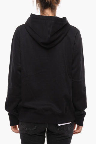 Animal Logo Fleece Cotton Blend Hoodie