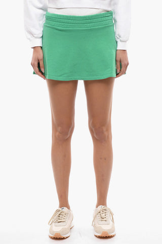 Drawstring Waist Cotton SERENA Tennis Miniskirt
