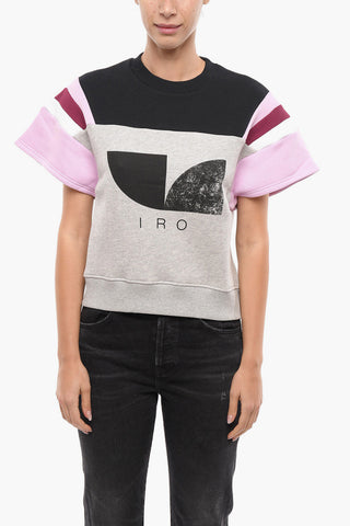Printed Logo LEBAY Short-sleeved Sweatshirt