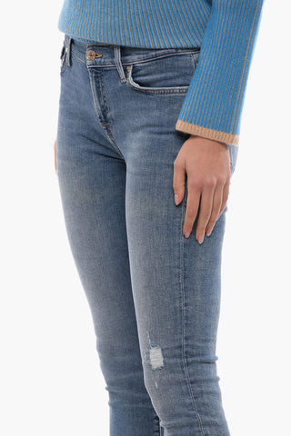 Jeans Skinny Fit Ad Olrlo Sfrangiato 12cm