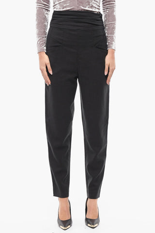 High-waisted STODA Back Zipped Pants
