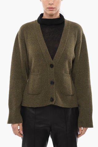 Cardigan in Misto Lana con Tasce a toppa