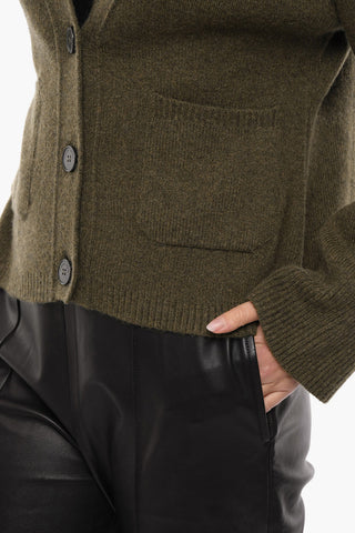 Cardigan in Misto Lana con Tasce a toppa