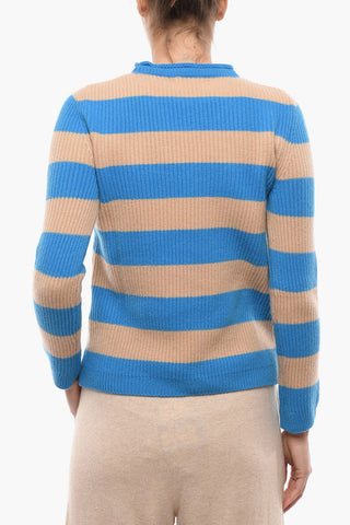 Maglia Girocollo in Cashmere a Righe