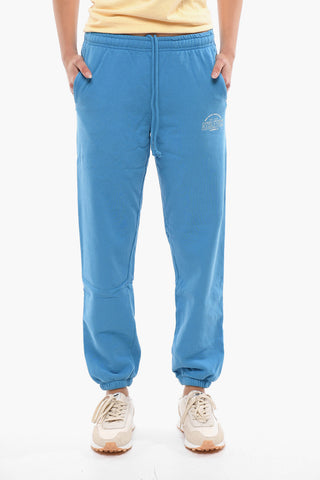 Joggers in Cotone Garzato a 3 Tasche