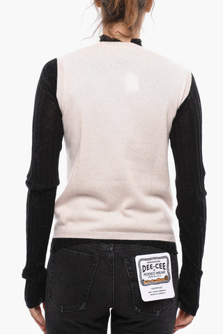 Crew Neck Pure Cashmere Vest