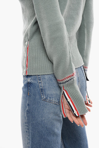 Turtleneck ICELANDIC FAIRISLE Wool Blend Sweater