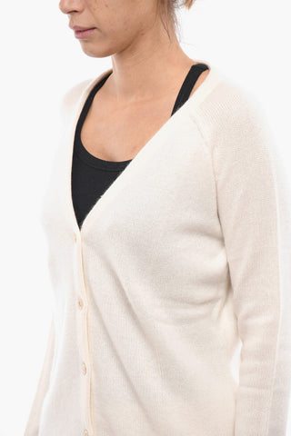 V Neck Pure Cashmere Cardigan
