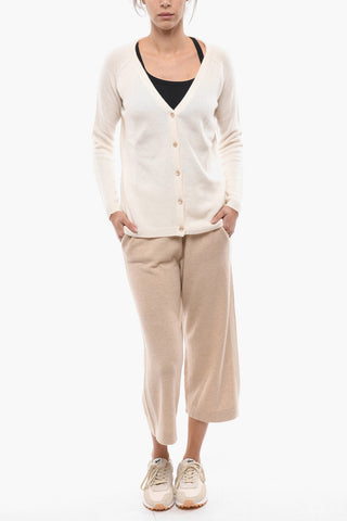 V Neck Pure Cashmere Cardigan