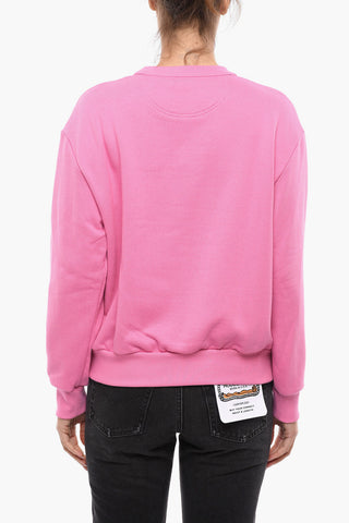 Crew Neck I LOVE U BUT Brushed Cotton Sweatshirt