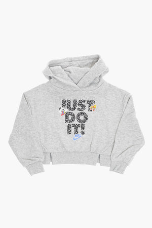 Hoodie aus gebürsteter Baumwolle mit Frontprint